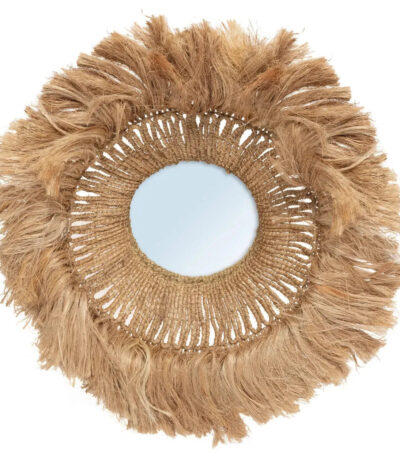 Abaca Solomon Mirror - Natural - ModerneBoligTilbehør.dk